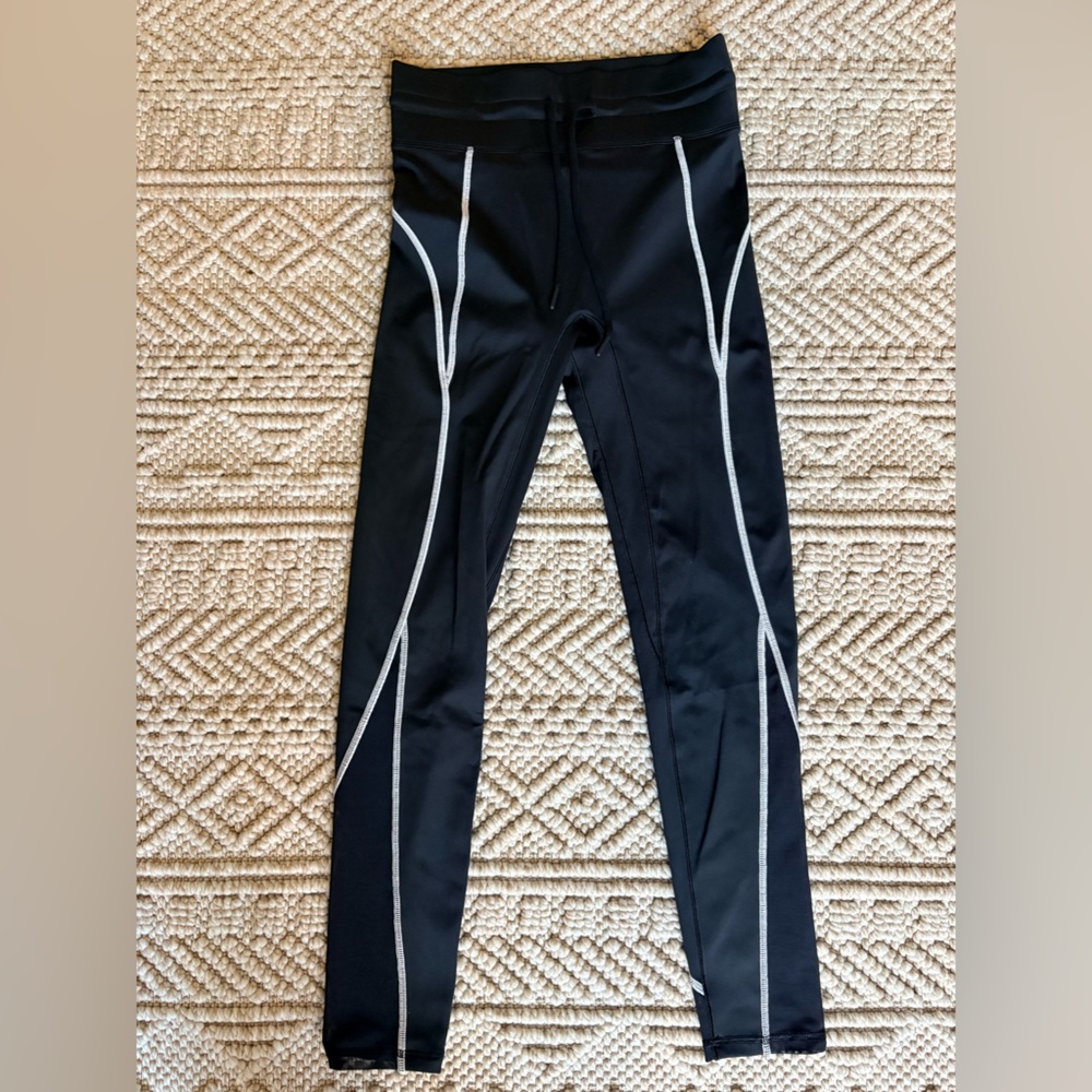 Wilson Women’s Black Performance Leggings Drawstring Size M Like New